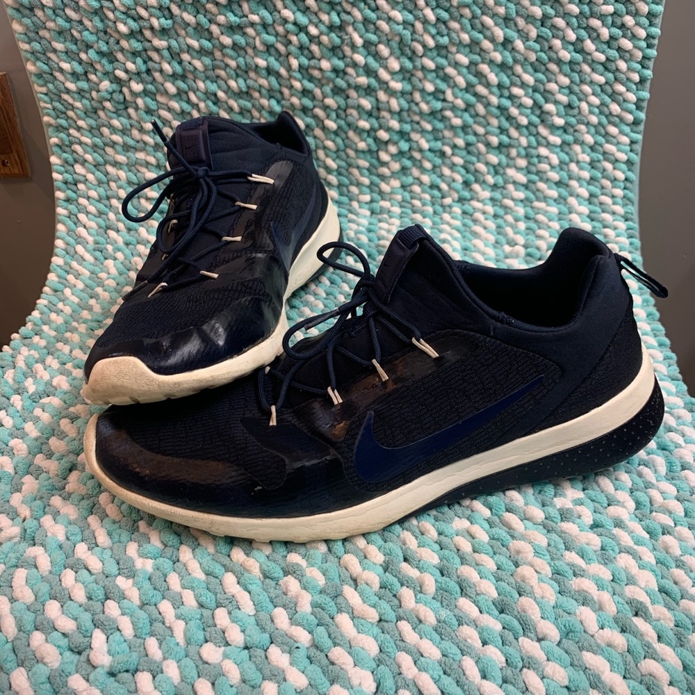 Nike Light Shoes , Dark Blue and White, Size 12.5